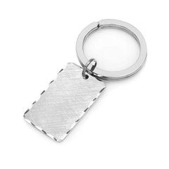 Florentine Key Ring with Scalloped Edge
