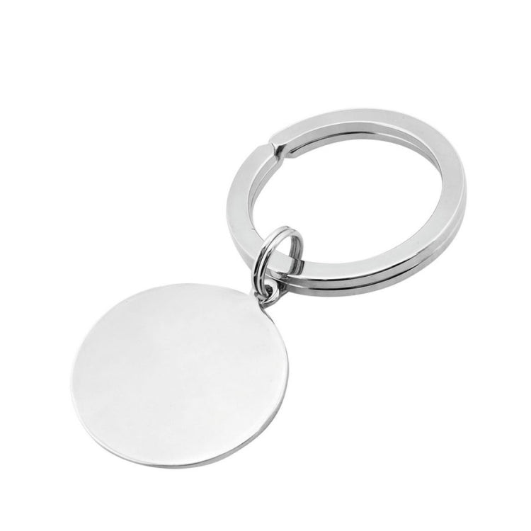 Polished Round Key Ring