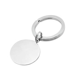 Polished Round Key Ring