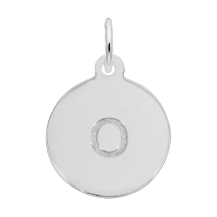 Petite Initial Disc - Lower Case Block o