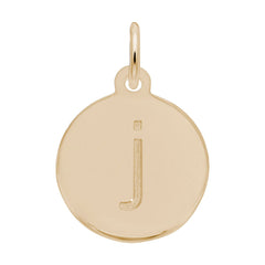 Petite Initial Disc - Lower Case Block j