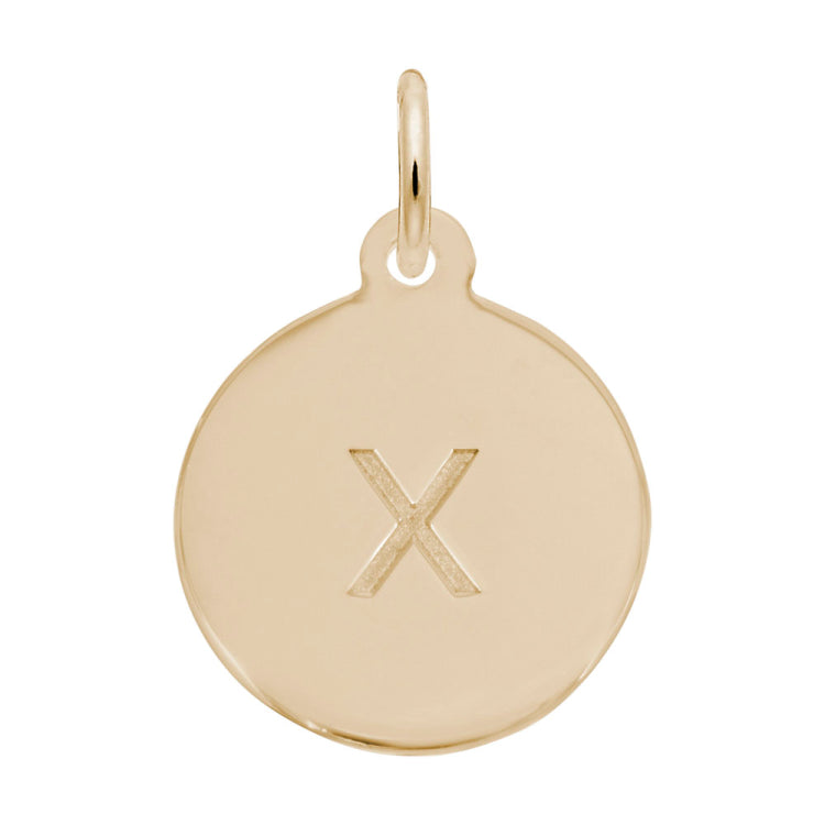 Petite Initial Disc - Lower Case Block x