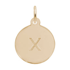 Petite Initial Disc - Lower Case Block x