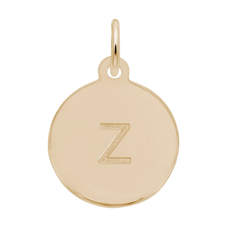 Petite Initial Disc - Lower Case Block z