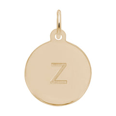 Petite Initial Disc - Lower Case Block z