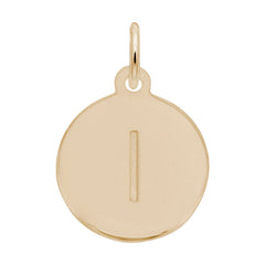 Petite Initial Disc - Lower Case Block l