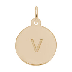 Petite Initial Disc - Lower Case Block v