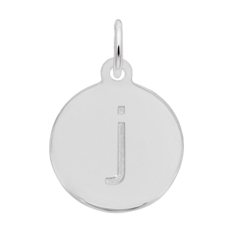 Petite Initial Disc - Lower Case Block j