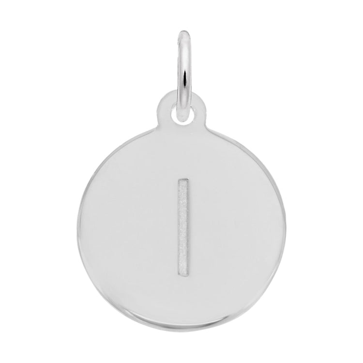 Petite Initial Disc - Lower Case Block l