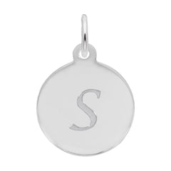 PETITE INITIAL DISC - SCRIPT S