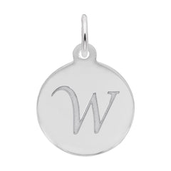PETITE INITIAL DISC - SCRIPT W