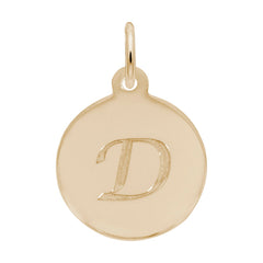 PETITE INITIAL DISC - SCRIPT D