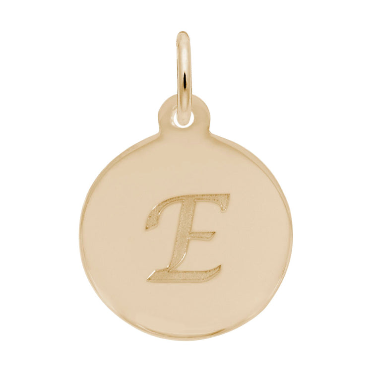 PETITE INITIAL DISC - SCRIPT E