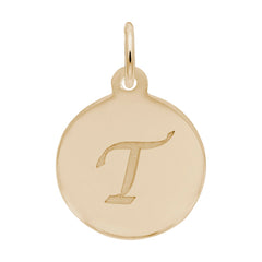 PETITE INITIAL DISC - SCRIPT T