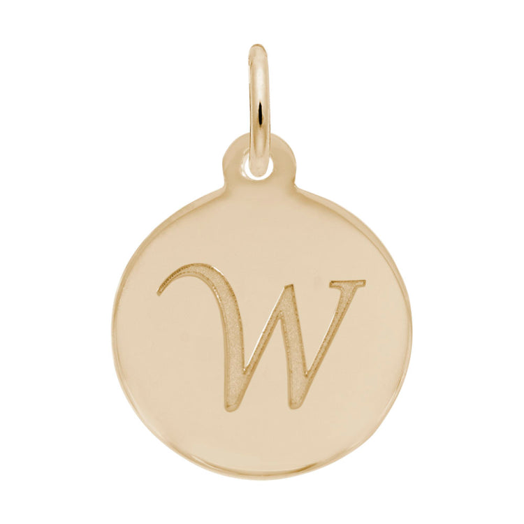 PETITE INITIAL DISC - SCRIPT W