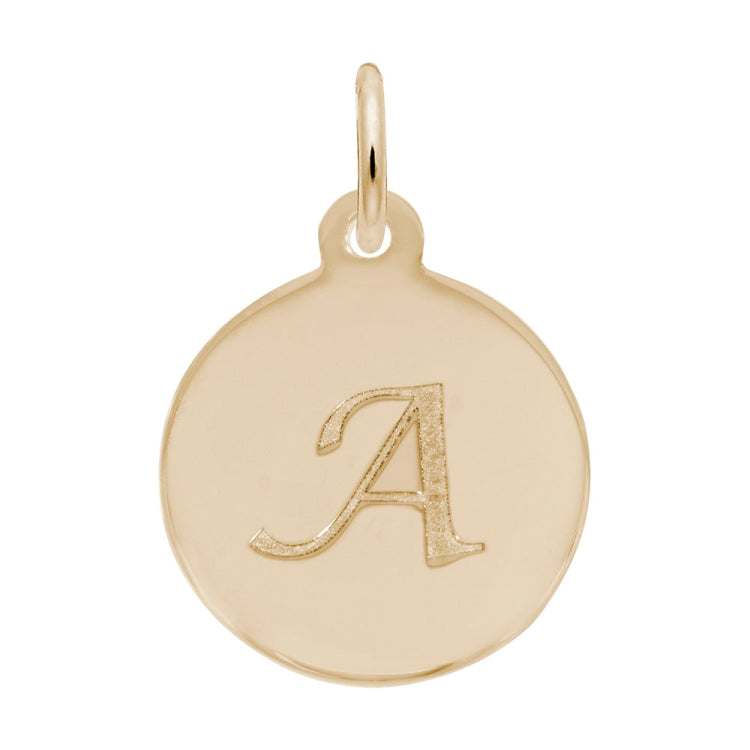 PETITE INITIAL DISC - SCRIPT A