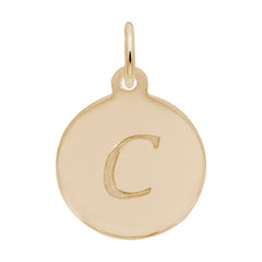 PETITE INITIAL DISC - SCRIPT C