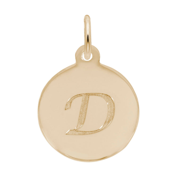PETITE INITIAL DISC - SCRIPT D