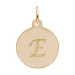 PETITE INITIAL DISC - SCRIPT E