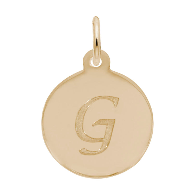 PETITE INITIAL DISC - SCRIPT G