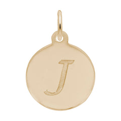 PETITE INITIAL DISC - SCRIPT J