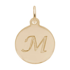 PETITE INITIAL DISC - SCRIPT M