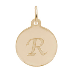 PETITE INITIAL DISC - SCRIPT R