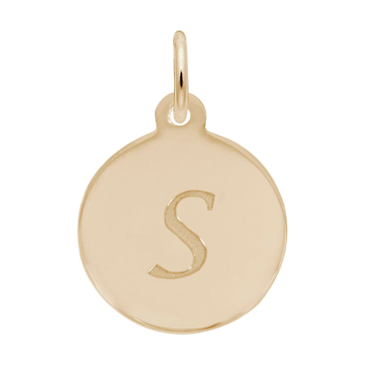 PETITE INITIAL DISC - SCRIPT S