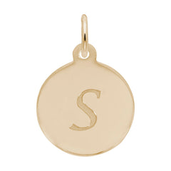 PETITE INITIAL DISC - SCRIPT S
