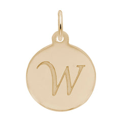 PETITE INITIAL DISC - SCRIPT W