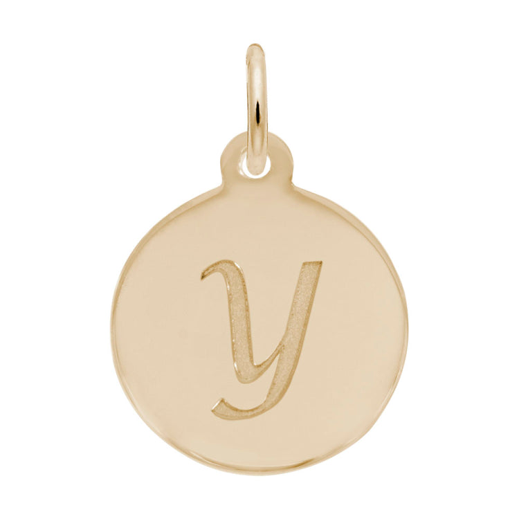PETITE INITIAL DISC - SCRIPT Y