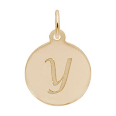 PETITE INITIAL DISC - SCRIPT Y