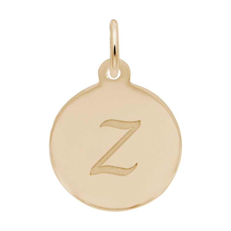 PETITE INITIAL DISC - SCRIPT Z