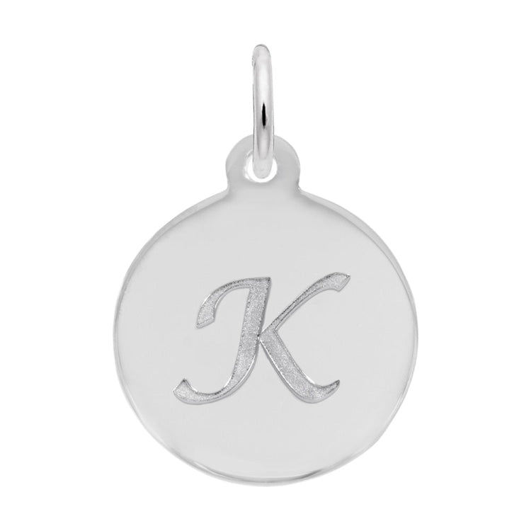 PETITE INITIAL DISC - SCRIPT K