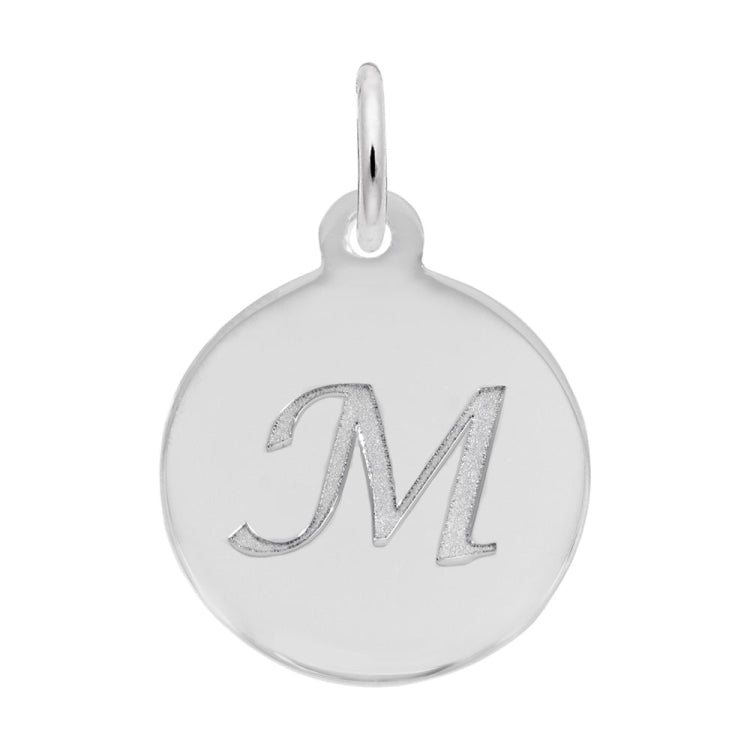 PETITE INITIAL DISC - SCRIPT M
