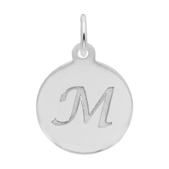 PETITE INITIAL DISC - SCRIPT M