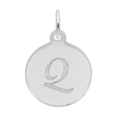 PETITE INITIAL DISC - SCRIPT Q