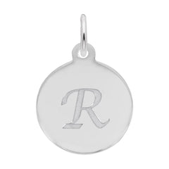 PETITE INITIAL DISC - SCRIPT R