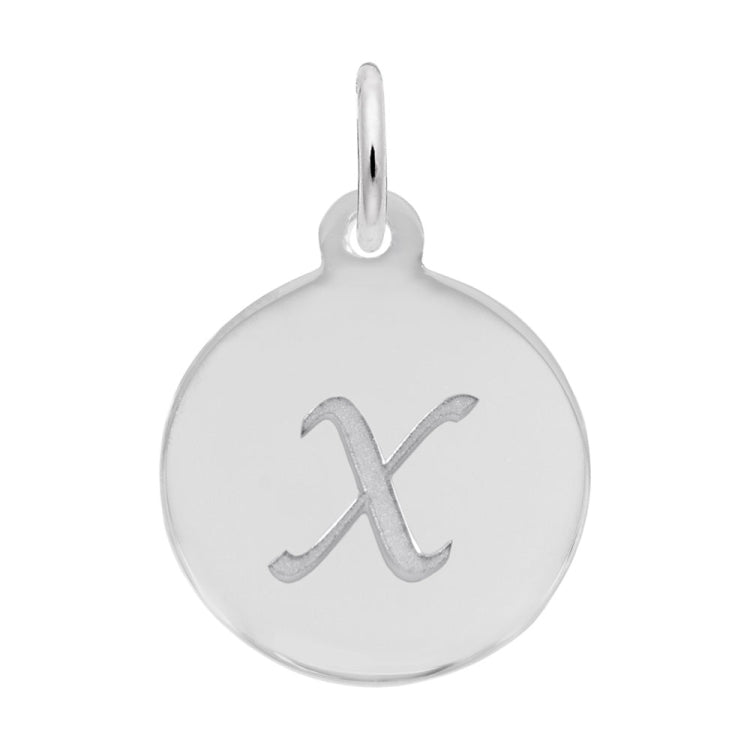 PETITE INITIAL DISC - SCRIPT X