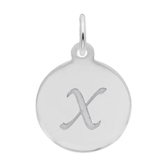 PETITE INITIAL DISC - SCRIPT X
