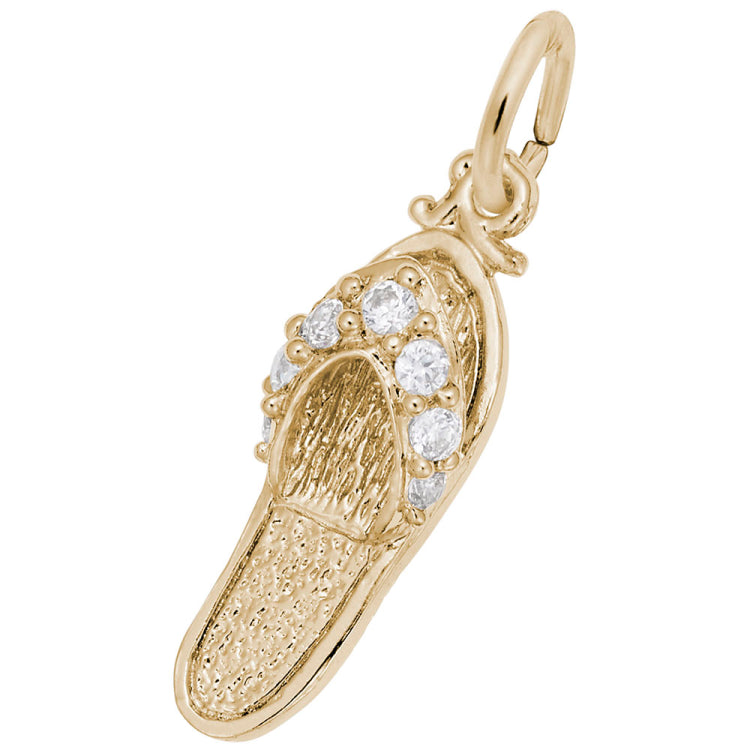 SANDAL - SYN WHITE CZ