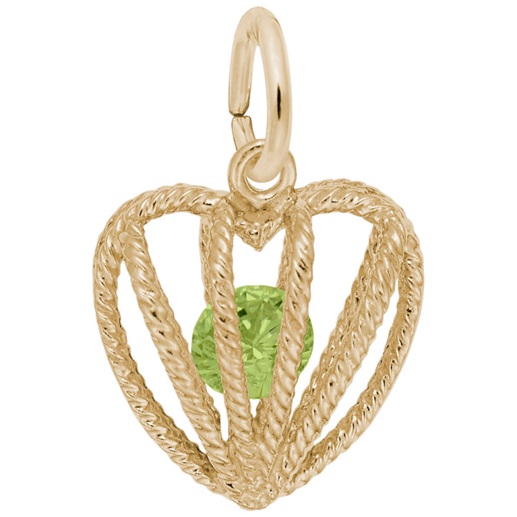 08 HEART BIRTHSTONE AUG