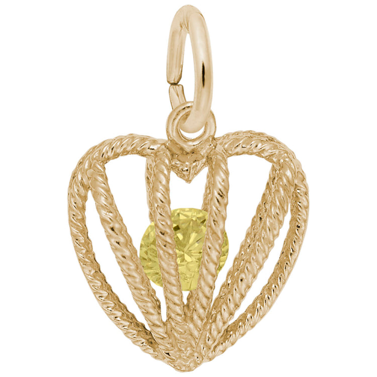 11 HEART BIRTHSTONE NOV