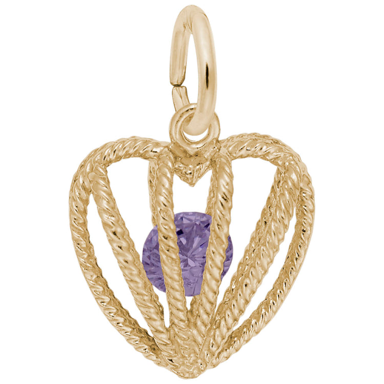 02 HEART BIRTHSTONE FEB