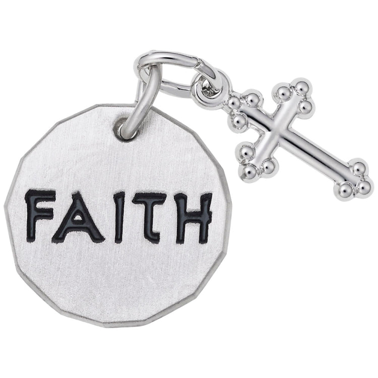 FAITH TAG W/CROSS