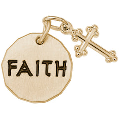 FAITH TAG W/CROSS
