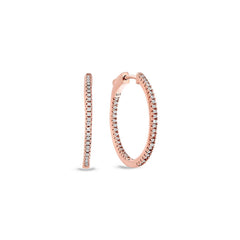Medium Inside Out Hoope Earrings