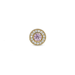 October Birthstone Necklace Charm