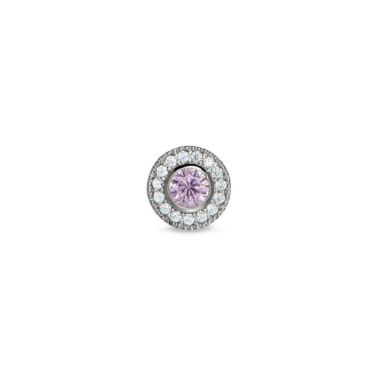 October Birthstone Necklace Charm