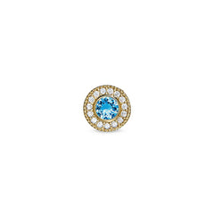 December Birthstone Necklace Charm